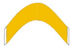 AA: Contour Strips Hairpiece Tape German Brown Liner Cloth